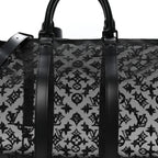 Monogram See Through Keepall Bandouliere 50 Black
