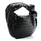 Nappa Intrecciato Teen Jodie Hobo Black