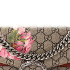 GG Supreme Monogram Blooms Small Dionysus Shoulder Bag Beige Multicolor Dry Rose