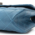 Metallic Sheepskin Quilted 2.55 Reissue Mini Flap Blue
