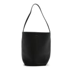 Grained Calfskin Medium N/S Park Tote Black