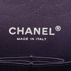 Aged Calfskin Quilted 2.55 Reissue Mini Flap Dark Purple