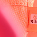 Canvas Mini Deauville Tote Pink Orange