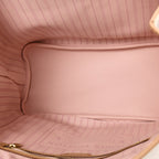 Damier Azur Neo Neverfull MM Rose Ballerine