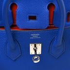 Togo Verso Birkin 25 Bleu Royal Capucine