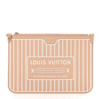 Calfskin Neverfull Inside Out MM Pochette Dune Hazelnut