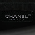 Caviar Quilted Small Boy Flap Black