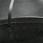 Grained Calfskin Medium N/S Park Tote Black