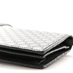 Microguccissima Crossbody Wallet Black