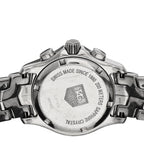 Stainless Steel Diamond Bezel Mother of Pearl 33mm Link Lady Quartz Watch CJF1314