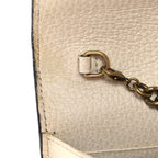 Calfskin Garden Dionysus Chain Wallet Off White