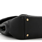 Caviar Quilted Large Business Affinity Flap Black
