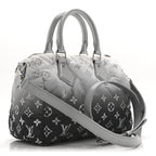 Nylon Monogram Gradient LV Snow Speedy Bandouliere 25 Frost