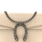 Dollar Calfskin Crystal Super Mini Dionysus Shoulder Bag Mystic White Black Diamond
