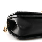 Lambskin Chain Quilted Medium Boy Flap Black