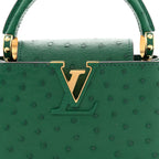 Ostrich Capucines Mini Mint