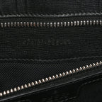 GG Supreme Monogram Azalea Calfskin Medium Retro Interlocking G Vertical Tote Bag Black