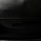 Lambskin Quilted Small Boy Flap Black