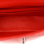 Lambskin Quilted Mini Rectangular Flap Red