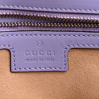 Calfskin Matelasse Small GG Marmont Shoulder Bag Lapis