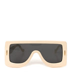Acetate Anagram Shield Sunglasses LW40104I Beige