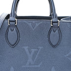 Metallic Empreinte Monogram Giant Onthego PM Navy Nacre