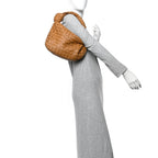 Nappa Intrecciato Teen Jodie Hobo Caramel