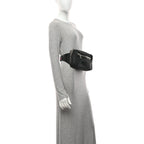 Soft GG Supreme Monogram Web Belt Bag Black Grey