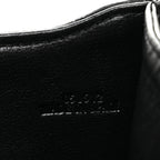 Calfskin Small Barcelona Shoulder Bag Black