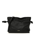 Calfskin Mini Flamenco Knot Clutch Black