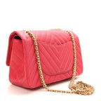 Sheepskin Chevron Quilted 2.55 Reissue 225 Flap Dark Pink