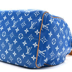 Calfskin Monogram Speedy P9 Bandouliere 40 Blue