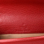 Dollar Calfskin Swarovski Crystal Small Dionysus Shoulder Bag Hibiscus Red