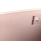 Lambskin Quilted Trendy CC Wallet On Chain WOC Lilac