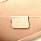 GG Supreme Monogram Flora Textured Calfskin Small Padlock Tote Beige Ebony Multicolor Mystic White