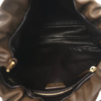 Goatskin XL Bourse Bag Brown Melange