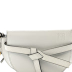 Calfskin Mini Gate Belt Bag Kaolin