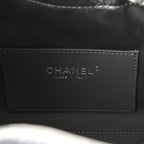 Metallic Caviar Quilted Mini Chanel 25 Handbag Anthracite