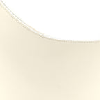 Smooth Calfskin Half Moon Shoulder Bag New Ivory