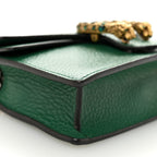 Dollar Calfskin Crystal Super Mini Dionysus Shoulder Bag Emerald