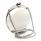 Resin CC Evening On The Moon Minaudiere White