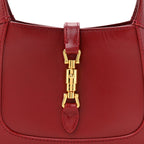 Boarded Dyana Lux Calfskin Mini Jackie 1961 Hobo New Cherry Red