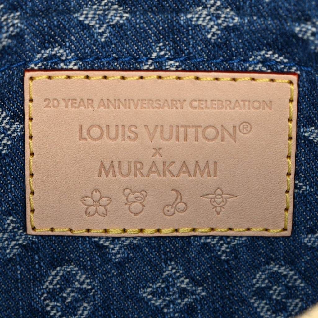 LV X TM Monogram Denim Cerises Pochette Accessories Blue