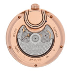18K Rose Gold Alligator 40mm In the Pocket Automatic Watch Havane
