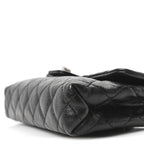 Glazed Calfskin Quilted 2.55 Reissue Flap Belt Bag Clutch 85 34 Black