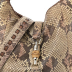 Snakeskin Large New Jackie Shoulder Bag Multicolor