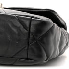 Lambskin Quilted Medium Chanel 19 Flap Black