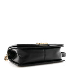 Lambskin Chain Quilted Medium Boy Flap Black
