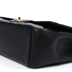 Caviar Quilted Maxi Double Flap Black