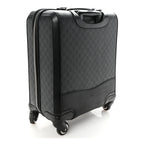 GG Supreme Monogram Gran Turismo Suitcase Black Grey